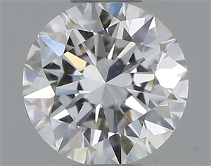 Picture of Natural Diamond 0.40 Carats, Round with Excellent Cut, E Color, VS2 Clarity and Certified by GIA