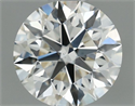 Natural Diamond 0.70 Carats, Round with Excellent Cut, J Color, VS2 Clarity and Certified by IGI