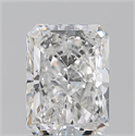 Natural Diamond 1.20 Carats, Radiant with  Cut, F Color, SI2 Clarity and Certified by GIA