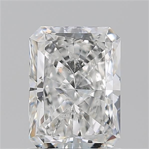 Picture of Natural Diamond 1.20 Carats, Radiant with  Cut, F Color, SI2 Clarity and Certified by GIA