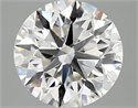Del inventario de diamantes de laboratorio, 2.54 quilates, Redondo , Color F, claridad VVS2 y certificado IGI