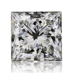 Picture of Natural Diamond 1.51 Carats, Princess with  Cut, J Color, VS2 Clarity and Certified by GIA