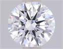 Lab Grown Diamond 0.72 Carats, Round with Ideal Cut, F Color, VVS2 Clarity and Certified by IGI