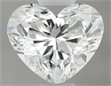 Natural Diamond 0.50 Carats, Heart with  Cut, H Color, VVS2 Clarity and Certified by GIA
