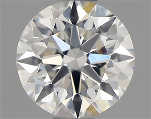 Foto Diamante Natural 0.68 quilates, Redondo , Color H, claridad SI1 y certificado GIA de