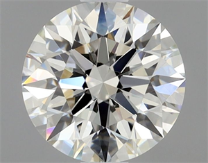 Picture of Natural Diamond 0.76 Carats, Round with Excellent Cut, I Color, VVS1 Clarity and Certified by GIA