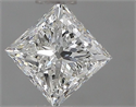 Natural Diamond 0.70 Carats, Princess with  Cut, G Color, VS1 Clarity and Certified by IGI
