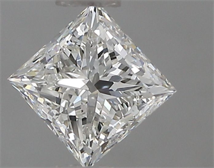 Picture of Natural Diamond 0.70 Carats, Princess with  Cut, G Color, VS1 Clarity and Certified by IGI