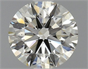 Natural Diamond 1.50 Carats, Round with Excellent Cut, M Color, SI1 Clarity and Certified by IGI