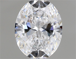 Picture of Natural Diamond 0.50 Carats, Oval with  Cut, D Color, VVS2 Clarity and Certified by GIA