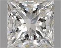 Natural Diamond 0.64 Carats, Princess with  Cut, G Color, VS2 Clarity and Certified by GIA