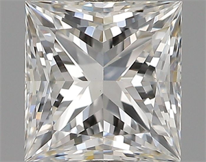 Picture of Natural Diamond 0.64 Carats, Princess with  Cut, G Color, VS2 Clarity and Certified by GIA