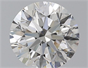 Lab Grown Diamond 2.41 Carats, Round with Excellent Cut, G Color, VVS2 Clarity and Certified by IGI