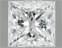Natural Diamond 0.80 Carats, Princess with  Cut, E Color, VS2 Clarity and Certified by GIA