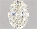 Natural Diamond 1.72 Carats, Oval with  Cut, K Color, SI2 Clarity and Certified by GIA