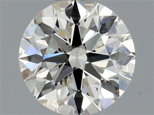 Picture of Natural Diamond 0.70 Carats, Round with Excellent Cut, I Color, SI1 Clarity and Certified by GIA