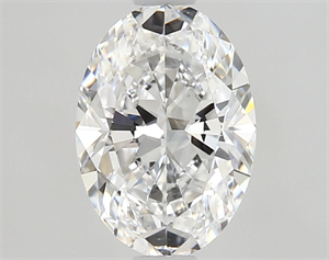Picture of Natural Diamond 1.01 Carats, Oval with  Cut, D Color, VS2 Clarity and Certified by GIA