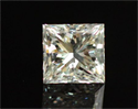 Natural Diamond 1.50 Carats, Princess with  Cut, G Color, VS1 Clarity and Certified by GIA