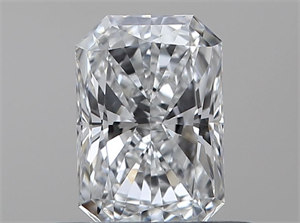 Foto Diamante Natural 0.41 quilates, Radiante , Color E, claridad SI1 y certificado GIA de