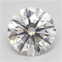 Natural Diamond 0.52 Carats, Round with Excellent Cut, G Color, SI1 Clarity and Certified by GIA