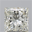 Natural Diamond 3.01 Carats, Princess with  Cut, K Color, VVS2 Clarity and Certified by IGI