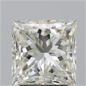 Natural Diamond 3.01 Carats, Princess with  Cut, K Color, VVS2 Clarity and Certified by IGI