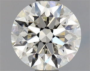 Picture of Natural Diamond 0.75 Carats, Round with Excellent Cut, I Color, VVS2 Clarity and Certified by GIA