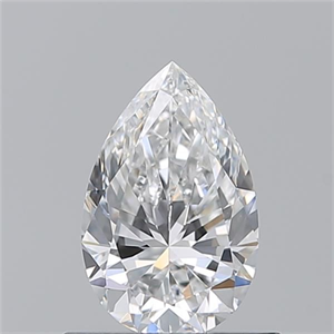 Picture of Natural Diamond 0.70 Carats, Pear with  Cut, E Color, VS1 Clarity and Certified by GIA