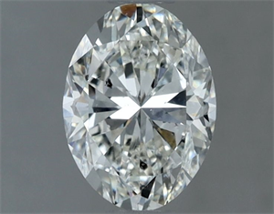 Foto Diamante Natural 1.00 quilates, Ovalado , Color G, claridad SI2 y certificado GIA de