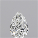 Natural Diamond 0.50 Carats, Pear with  Cut, F Color, VVS2 Clarity and Certified by GIA