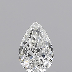 Picture of Natural Diamond 0.50 Carats, Pear with  Cut, F Color, VVS2 Clarity and Certified by GIA