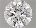 Natural Diamond 2.06 Carats, Round with Excellent Cut, E Color, VS1 Clarity and Certified by GIA