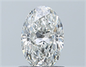 Natural Diamond 0.73 Carats, Oval with  Cut, G Color, SI1 Clarity and Certified by GIA