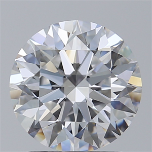 Picture of Natural Diamond 1.61 Carats, Round with Excellent Cut, D Color, VVS1 Clarity and Certified by GIA