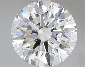 Picture of Lab Grown Diamond 6.19 Carats, Round with Ideal Cut, F Color, VVS2 Clarity and Certified by IGI