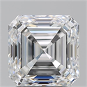 Diamante Natural 2.12 quilates, Asscher , Color E, claridad VS2 y certificado GIA