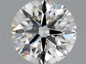 Picture of Natural Diamond 0.77 Carats, Round with Excellent Cut, G Color, IF Clarity and Certified by GIA