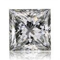 Natural Diamond 1.58 Carats, Princess with  Cut, I Color, VVS1 Clarity and Certified by GIA