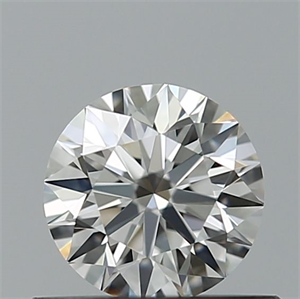 Picture of Natural Diamond 0.41 Carats, Round with Excellent Cut, F Color, VVS2 Clarity and Certified by GIA