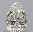Natural Diamond 0.51 Carats, Pear with  Cut, G Color, IF Clarity and Certified by IGI