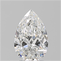 Diamante Natural 2.01 quilates, De pera , Color F, claridad VS2 y certificado GIA