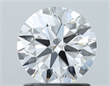 Diamante Natural 1.26 quilates, Redondo , Color D, claridad VVS2 y certificado GIA