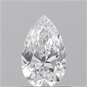 Natural Diamond 0.70 Carats, Pear with  Cut, D Color, VS1 Clarity and Certified by GIA