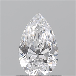 Picture of Natural Diamond 0.70 Carats, Pear with  Cut, D Color, VS1 Clarity and Certified by GIA