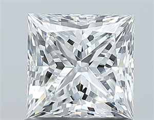 Foto Diamante Natural 1.00 quilates, Princesa , Color E, claridad VS1 y certificado GIA de