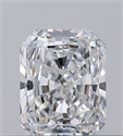 Natural Diamond 0.30 Carats, Radiant with  Cut, E Color, VS1 Clarity and Certified by GIA