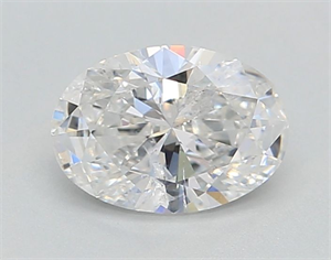 Foto Diamante Natural 1.01 quilates, Ovalado , Color F, claridad I1 y certificado GIA de