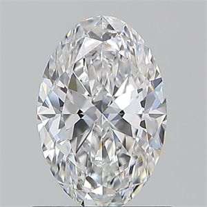 Picture of Natural Diamond 0.90 Carats, Oval with  Cut, D Color, VS2 Clarity and Certified by GIA