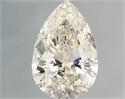 Diamante Natural 0.46 quilates, De pera , Color K, claridad SI2 y certificado GIA
