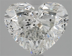 Picture of Natural Diamond 3.01 Carats, Heart with  Cut, F Color, SI2 Clarity and Certified by IGI